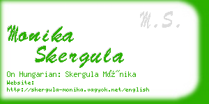 monika skergula business card